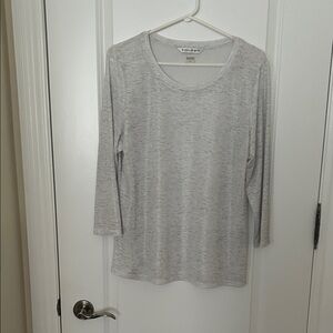 Classic Heather Gray Long Sleeve Top
